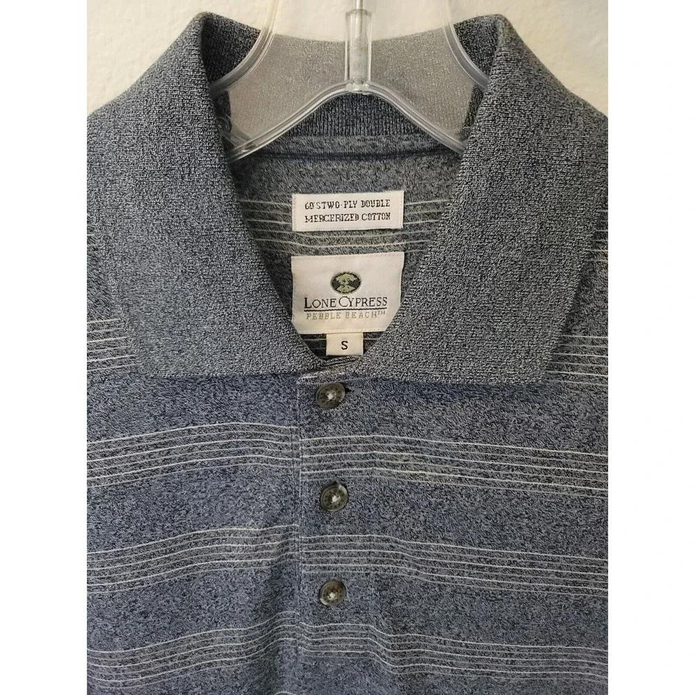 Pebble Beach Lone Cypress Performance Golf Polo Shirt Size S Mercerized … - Picture 4 of 10